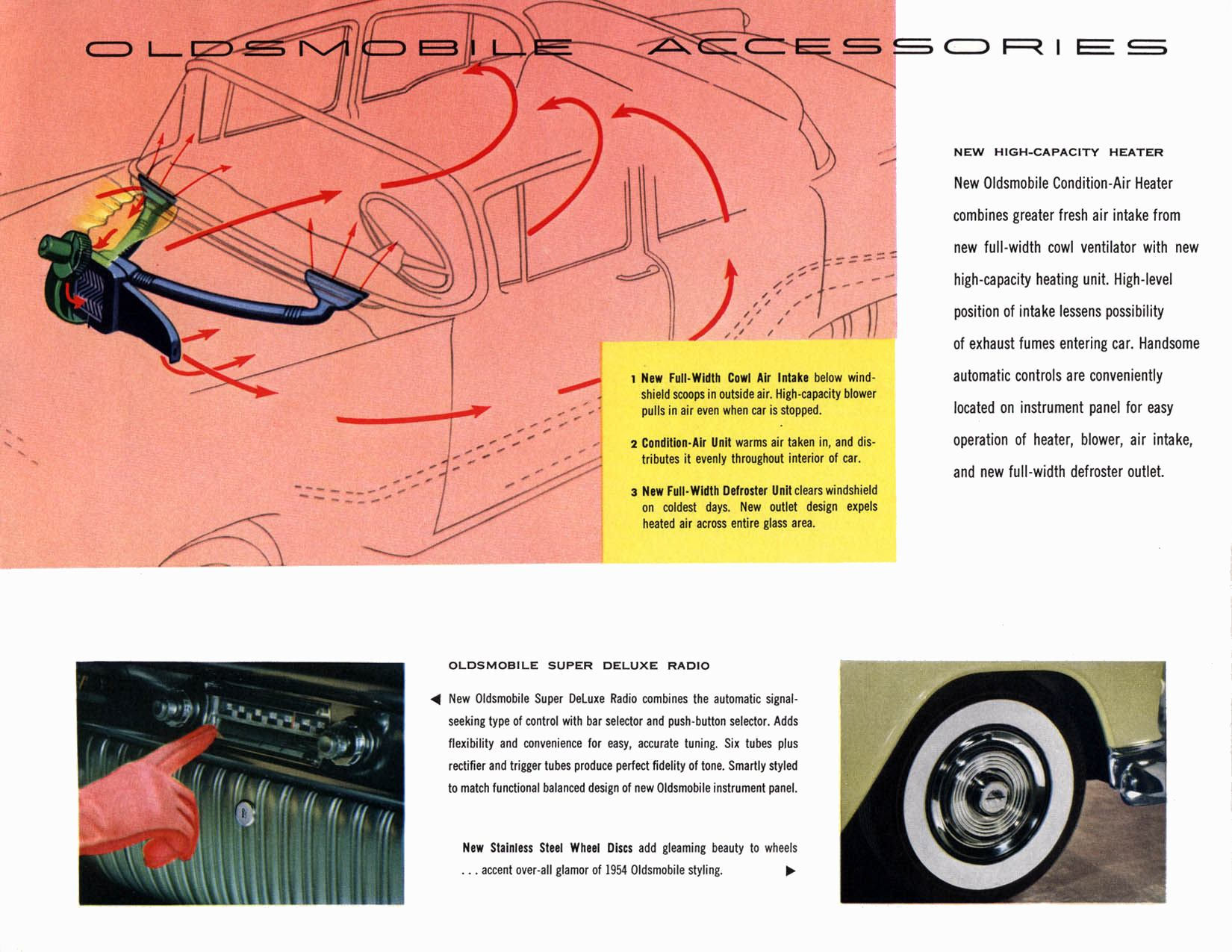 1954 Oldsmobile Motor Cars Brochure Page 17